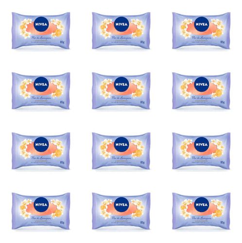 Kit C/12 Nivea Flor De Laranjeira Sabonete 85g