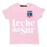 Polera Niña// Colo Colo Leche Del Sur. Regalo Niña