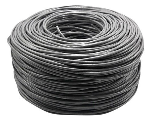 Cable Utp Categoria 5e Interior Cca Gris