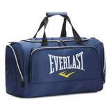 Bolso Everlast Gym Fitness Gimnasio Viaje Reforzado Grande Color Azul | Modelo 16009