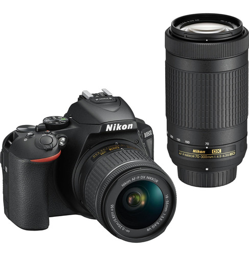 Nikon Reflex D5600 Kit 18-55mm+70-300mm Única Con Garantía Oficial