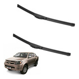 Kit 2 Escobillas Delanteras Flex Goma Toyota Hilux 2005a2015