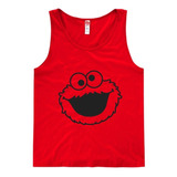Camiseta Tank Top Olímpica Gym Crossfit Hombre Elmo