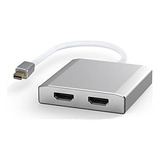 Adaptador Wjesog 1x2 Mini Displayport A Hdmi Dual