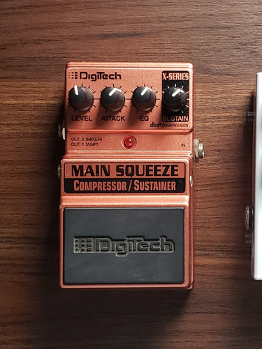 Pedal Compressor Main Squeeze Digitech 