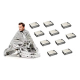 Pack 10  Manta Térmica De Emergencia  Camping 160*210