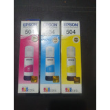 Kit De Tintas Epson Modelo 504, 