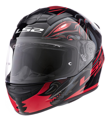 Casco Integral Moto Ls2 352 Rookie Stinger + Alerón Spoiler