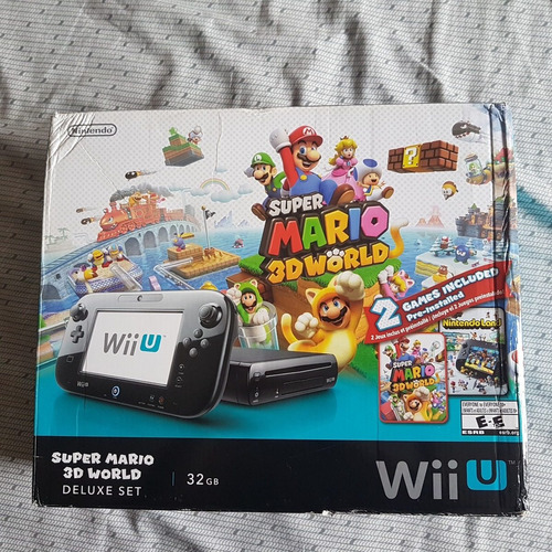 Nintendo Wii U 32gb Super Mario 3d World Deluxe Set Preto 