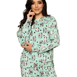 Conjunto De Pijama Feminino Fleece De Ultra Soft