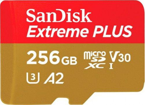 Tarjeta De Memoria Sandisk 256gb Extreme Plus Microsdxc