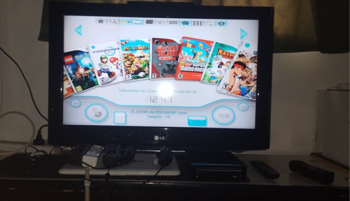 Nintendo Wii Con 3 Wiimotion Plus + Micro Sd 32gb + Usb 30gb