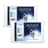 Kit 2 Travesseiros Nasa Viva Conforto Antialérgico Aproveite