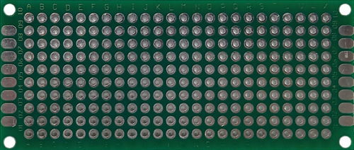 Tabla Circuito Impreso Doble Soldadura 3x7 Cm Pcb
