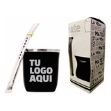 X50mate Eco + Bombilla Todo Con Tu Logo Personalizado Regalo