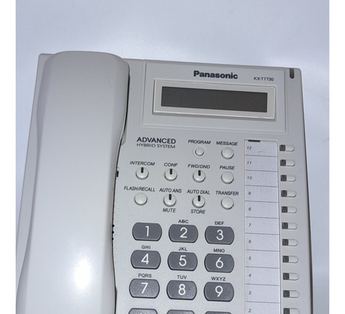 Aparelho Telefônico Ks Digital Panasonic Kx-t7730x Branco