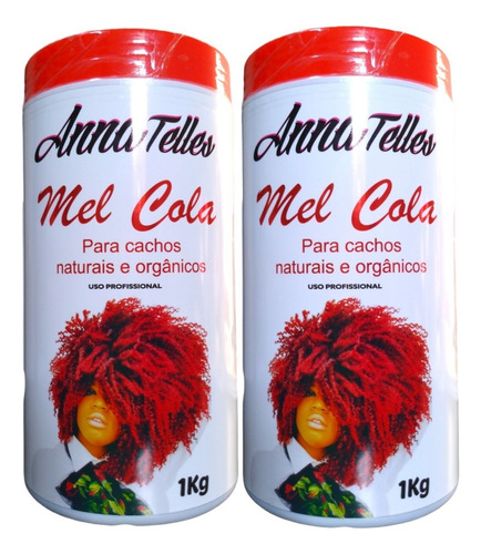 Kit 2 Mel Cola Anna Telles 1kg Cachos Naturais E Orgânicos