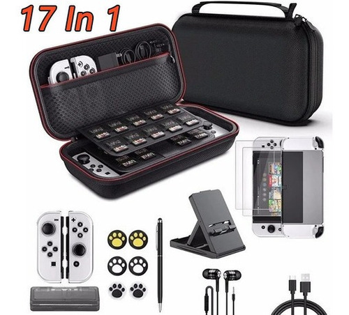 Kit De Accesorios Para Estuche Oled De Nintendo Switch