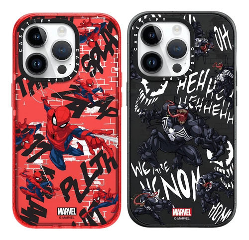 Funda Spiderman Venom Estilo Casetify Para iPhone 