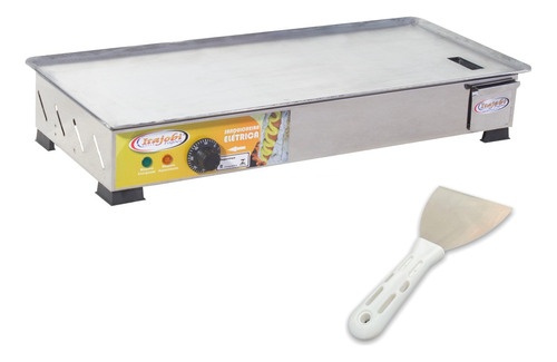 Chapa Profissional Lanches 70x30 Elétrica 220v Inox Itajobi