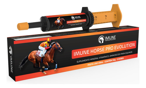 Imune Horse - Pasta Polivitamínca - Cavalos Em Treinamentos