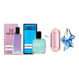 Kit 2 Perfume Contratip 12 Sexy E Anngel Feminino Importado