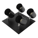 Luminarias Industriales Ajustables Con Soporte Para 4 Rieles