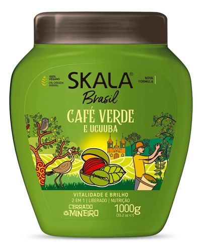 Crema Skala Cafe Verde X 1 Kg. 2 En 1 Perfumeria Ricky