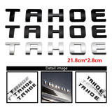 Para Chevrolet Tahoe Emblemas Abs Equipaje Trasero Emblemas