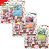 Triple Pack Pokémon 151 Bulbasaur, Charmander E Squirtle