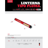 Linterna Lampara Tipo Pluma 300 Lm Base Magnetica Urrea Color De La Linterna Rojo Color De La Luz Rojo