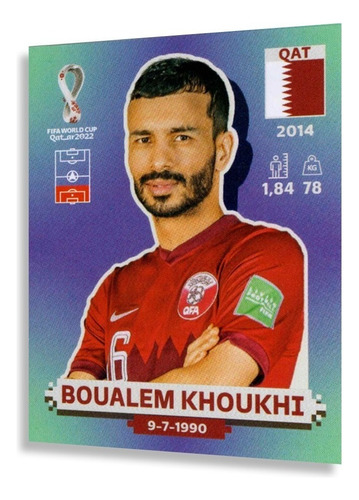 Figurinhas Avulsas Copa Do Mundo 2022 Complete Seu Álbum Qatar / Qat 9 Personagem Figurinhas Copa Do Mundo Qatar 2022