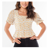 Blusa Irenne Naranja Para Mujer Croydon