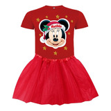 Conjunto Traje Disfraz Minnie 5 Navidad Personalizado