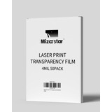 Mizarstar Película De Transparencia Para Impresora Láser .