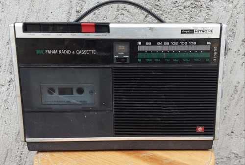 Grabadora Cassete Radio Am/fm Hitachi Kct-1200h Vintage 