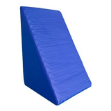 Travesseiro Encosto Triangular Com Capa Azul