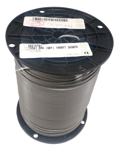 Cable Mini Coaxial  Belden Mod 735a1  008 26awg 100 Mts Gris