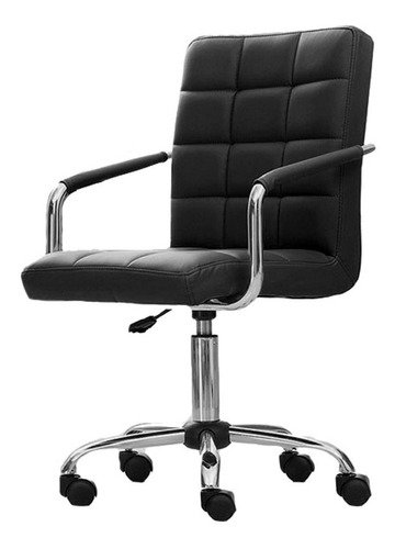 Sillon Ejecutivo Modern Silla De Oficina Pc Regulable Color Negro Material Del Tapizado Ecocuero Ultragrueso