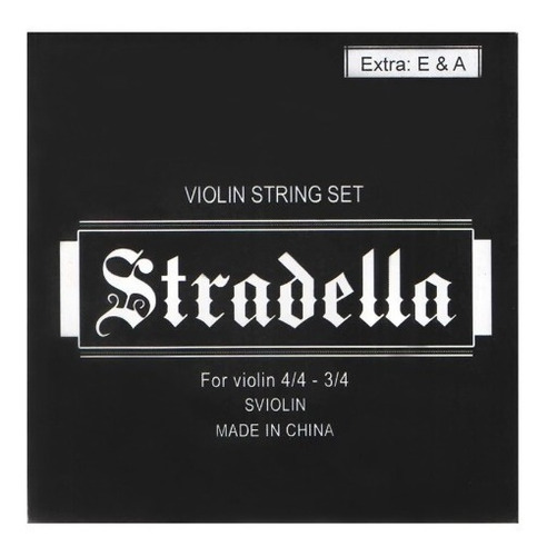 Encordado Stradella Para Violin Sviolin Para 3/4 Y 4/4+cuota
