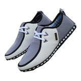 Zapatos Casuales Para Hombre, De Moda, Transpirables, Pu Zap