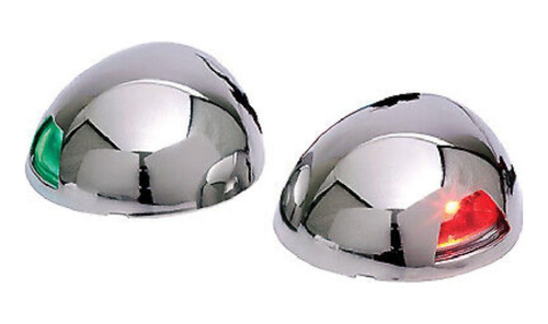 Luces De Navegación Led, Acero Inox (5.24 X 5.08 Cm)