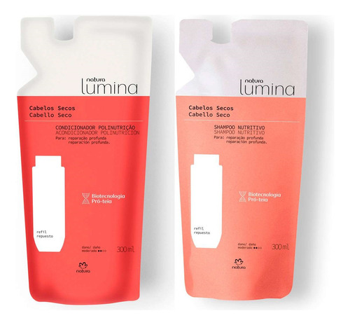 Natura Lumina Kit Para Cabello Seco Repuesto