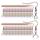 50 Ganchos De Acero Inoxidable Hipoalergénicos Para Aretes.