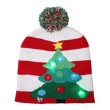 Gorro Navideño Con Luz Led