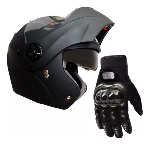 Cascos Moto Ich Certificados Guantes Bullet Placas Gratis