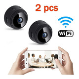 Mini Camera Ip Espiã Wifi A9 Magnética Bateria Portatil 2pcs