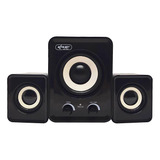 Caixa De Som Subwoofer Pc 2.1 Controle Bass 6w Botão On/off