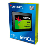 Unidade De Estado Sólido Adata Ultimate Su650 240gb Ssd De Cor Preta