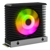 Ventilador De Radiador Con Argb Para M.2 2280 Ssd Par